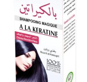 Champú marroquí con keratina 100% natural